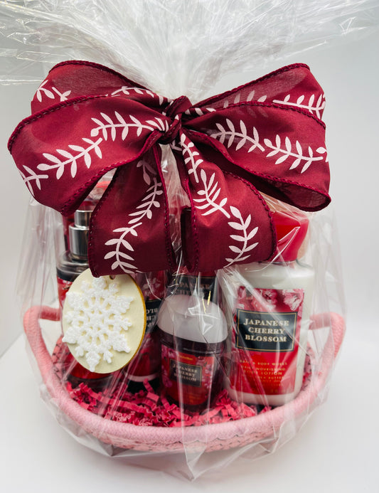 Spa Gift Basket (Japanese Cherry Blossom)