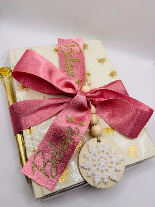 Journal Gift Set (Pink Ribbon)